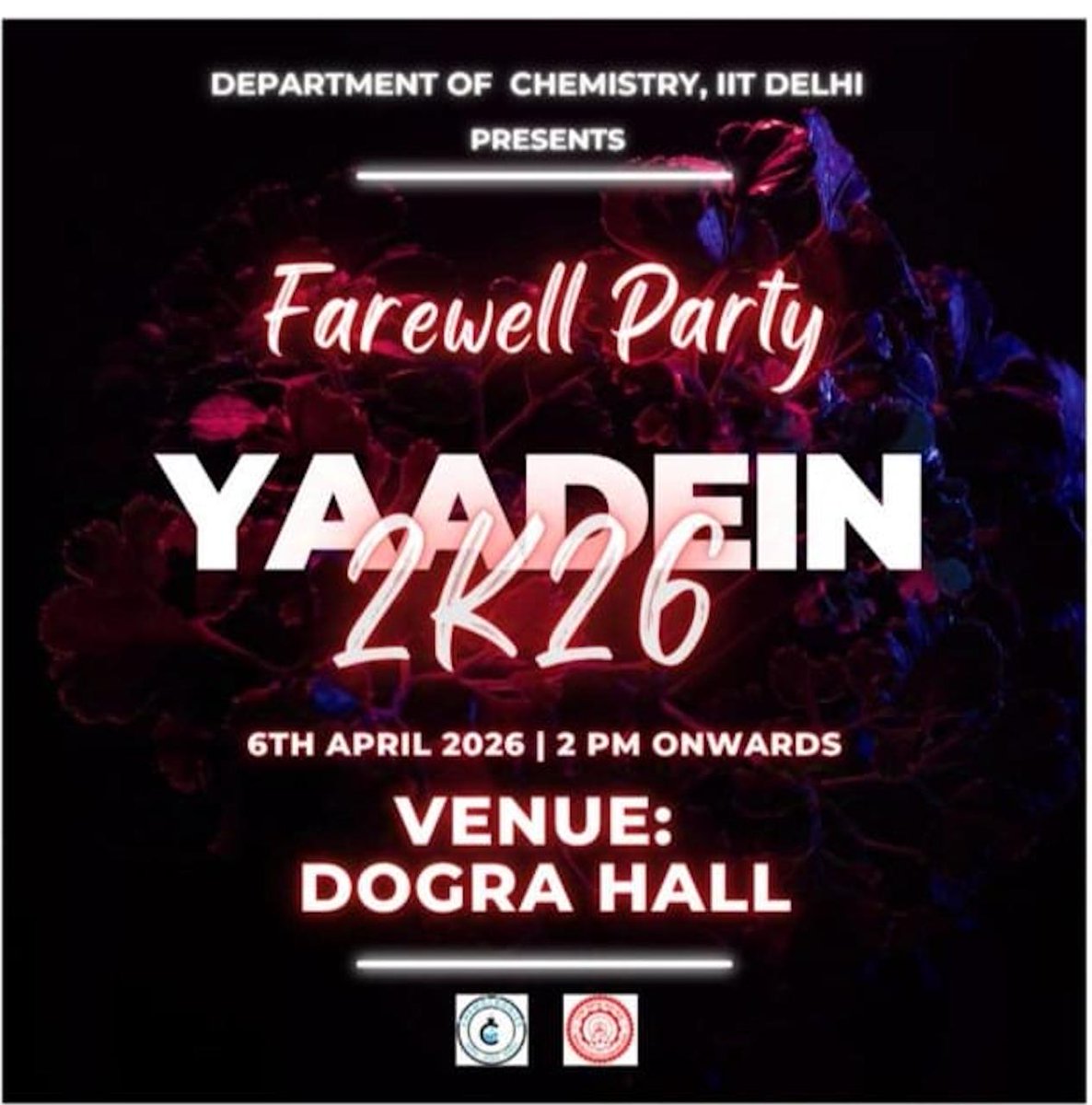 Chemistry at IIT Delhi tweet media