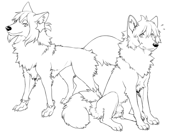 何年か前に描いたこれ描き直そう…
ミサゴ君とひわこちゃん ※NSFW用キャラ 