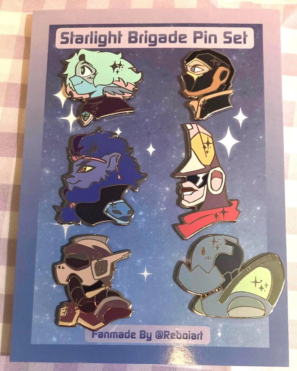 freaky_TWRP's tweet image. THE BRIGADE IS SO BACK ‼️Hard Enamel pins of the whole crew available now! Along with a 4 by 6 Print! (If you purchase all 6 the 4 by 6 print will be included 💙you can also order it separately from the pins)
🔗 below ! Reposts appreciated ^^ #TWRP #starlightbrigade #NSP