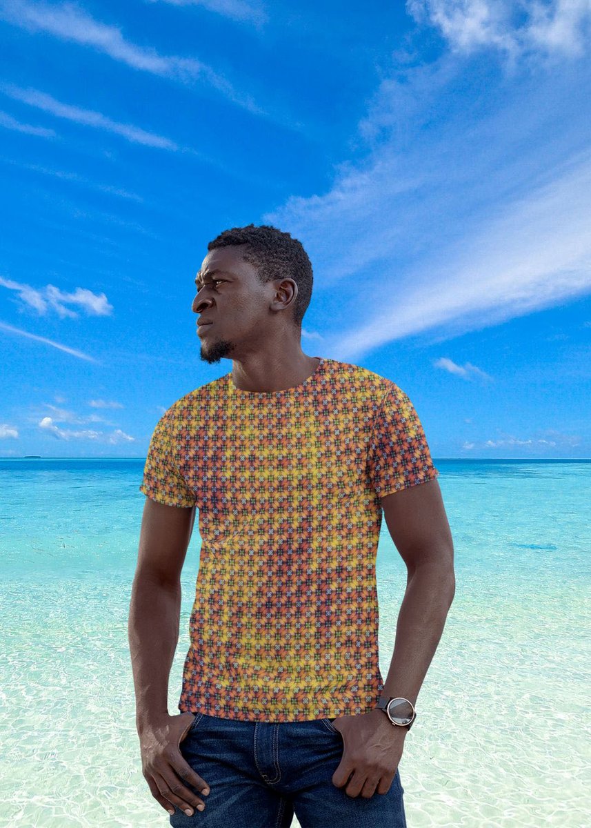 habatour20's tweet image. Stand out with this #alloverprintshirt featuring a vivid #mosaicpattern. The bold colors and intricate details create a dynamic, eye-catching look.
Available at : habatourcreations.threadless.com/designs/geomet…
#abstractgeometricdesign #geometricpattern #alloverprintshirts #alloverprints #tshirtformen