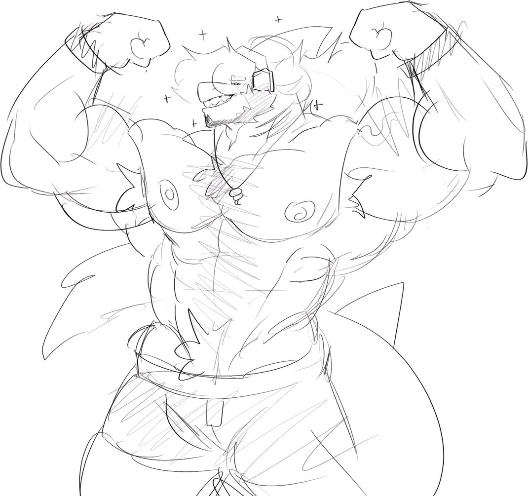 sharkellion's tweet photo. Have an old doodle of my biggest fish https://t.co/aXiuObDEoV