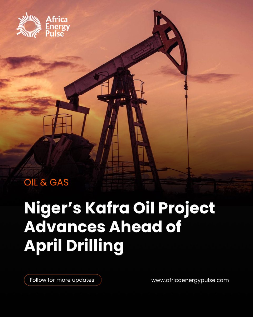 Africa_EPulse's tweet photo. Sonatrach is preparing to begin drilling at the Kafra #oil block in Niger, reviving a previously stalled project with significant estimated reserves.

Read the full story ⬇️ for more on the project timeline and reserves.

https://t.co/uJ3mUkSNkx

#AfricaEnergyPulse https://t.co/YdBkGZF58I