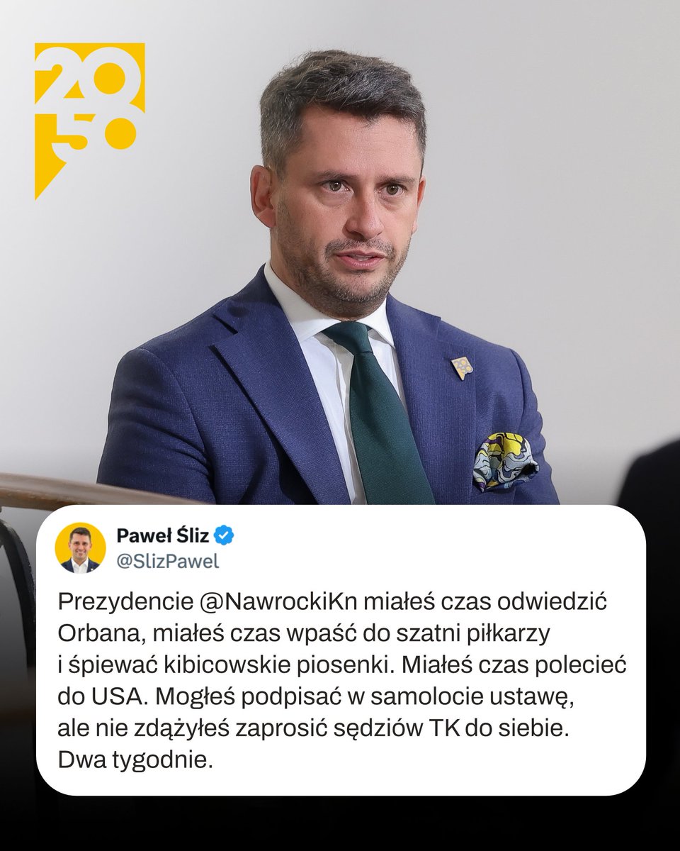 Polska 2050 tweet media