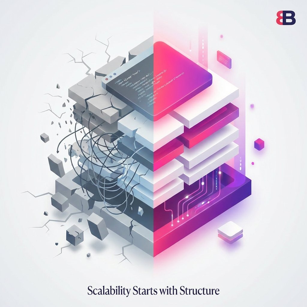 byte8sol's tweet photo. Scalability isn’t about traffic.
It’s about structure.
A weak foundation won’t survive growth.
It’ll collapse under it.

Want to know if your system is ready to scale? Let’s talk.
#Scaling #SystemDesign #TechLeadership https://t.co/VrDuQIxnTc