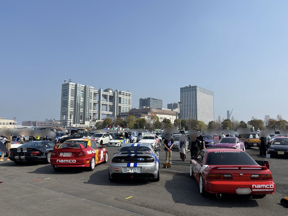 TOSHIAKI_FTB's tweet photo. 姉です

今年も痛天でお世話になりました！

としあきの車を見てくださったり褒めてくださったりありがとうございました‼️

リッジレーサーはレトロゲーなのでしょうが、まだまだ知名度は高いのですね✨
レーシングゲーム系痛車増えろ〜😆
たまには後ろ姿😊

#痛車天国
#お台場痛車天国2026Spring https://t.co/oeV9HTP1oN