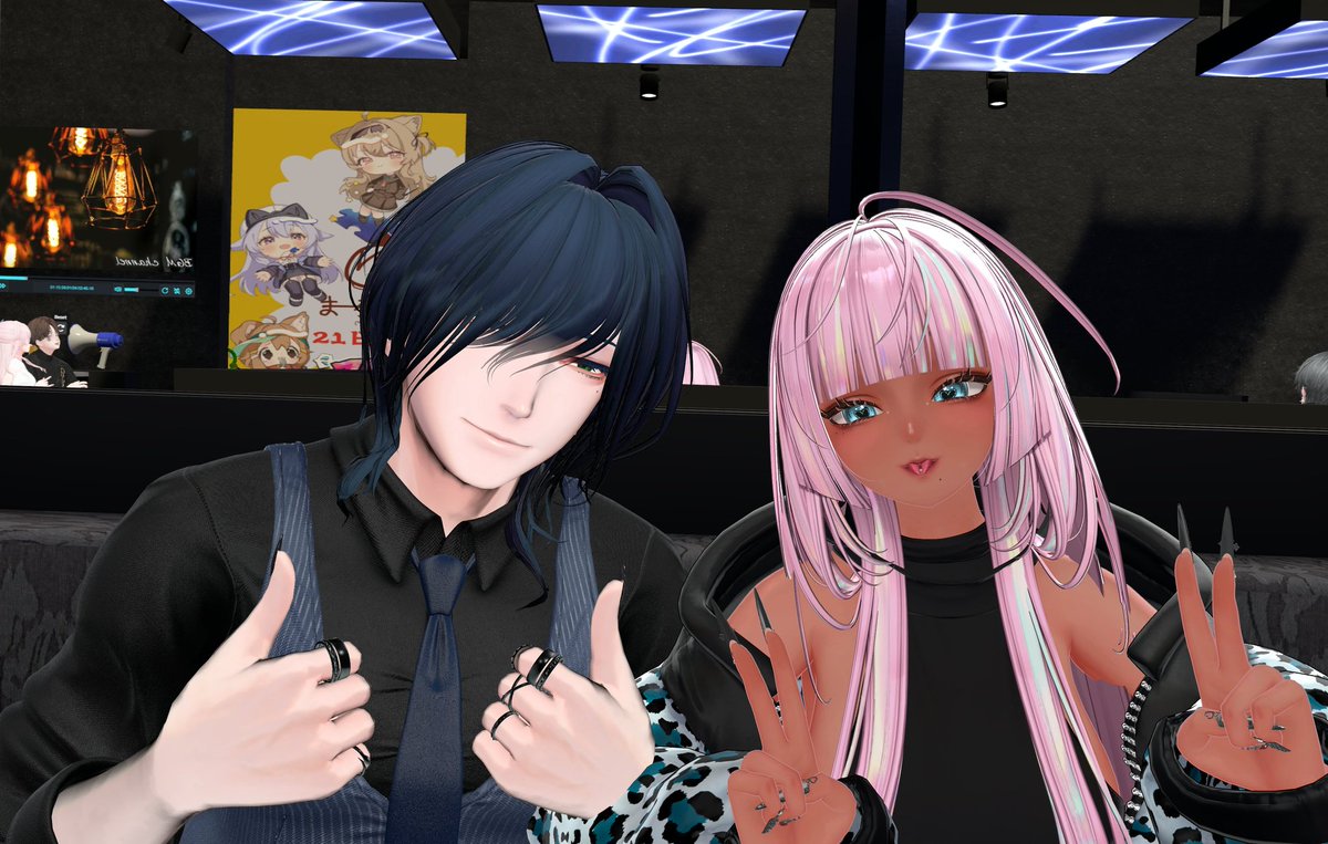 土曜日の夜に #VRCUG1 に行ってきたよ！
普段はケモイベばっかだから、
たまには人間の男前にまみれようと思って🈂️

今回のお目当てはどたちんさん！
急に押しかけてsorry…ずっと気になってたねん。
お話楽しかった！普段から話すけど、イベでももちろん楽しい(*´˘`*)♡
また会いに行くねい〜！