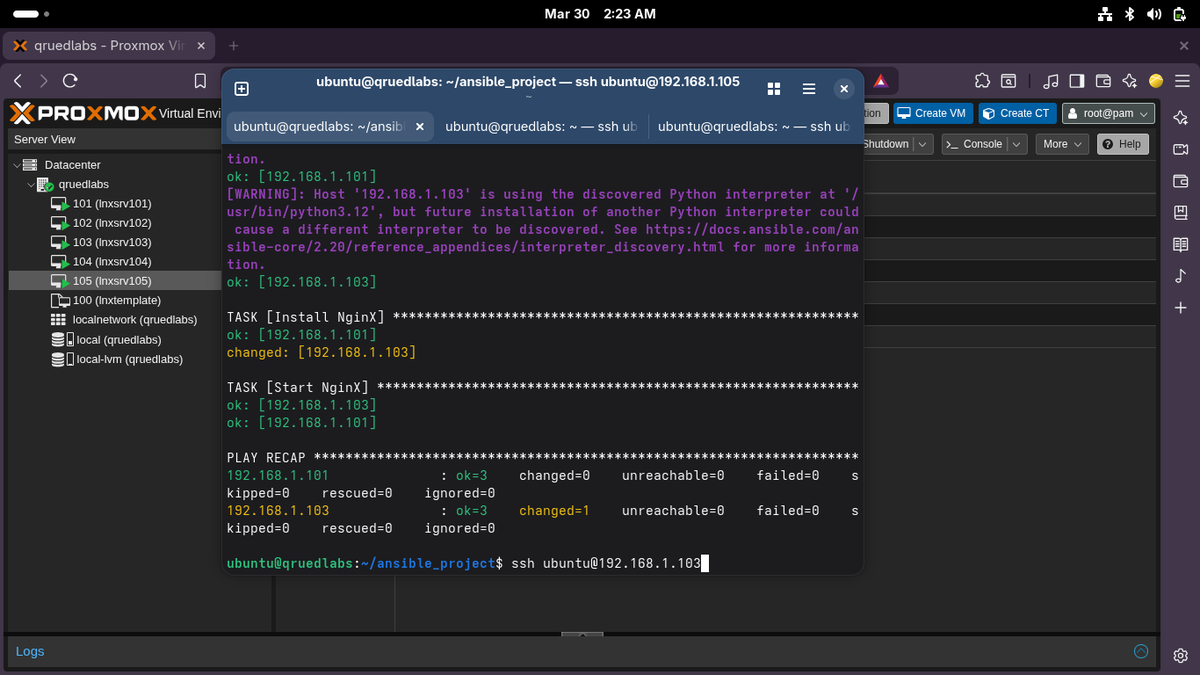 _devchoco's tweet photo. Proxmox + Ansible
Had to revisit some basics

A short thread: https://t.co/Sy75vcLyqN