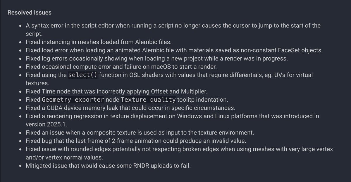 New Standalone for OctaneRender® 2025.6 [current 2025] <a href="/OTOY/">OTOY</a> forum. This is the final 2025 maintenance release including various fixes for those who still could not upgrade to the 2026 version.

render.otoy.com/forum/viewtopi…