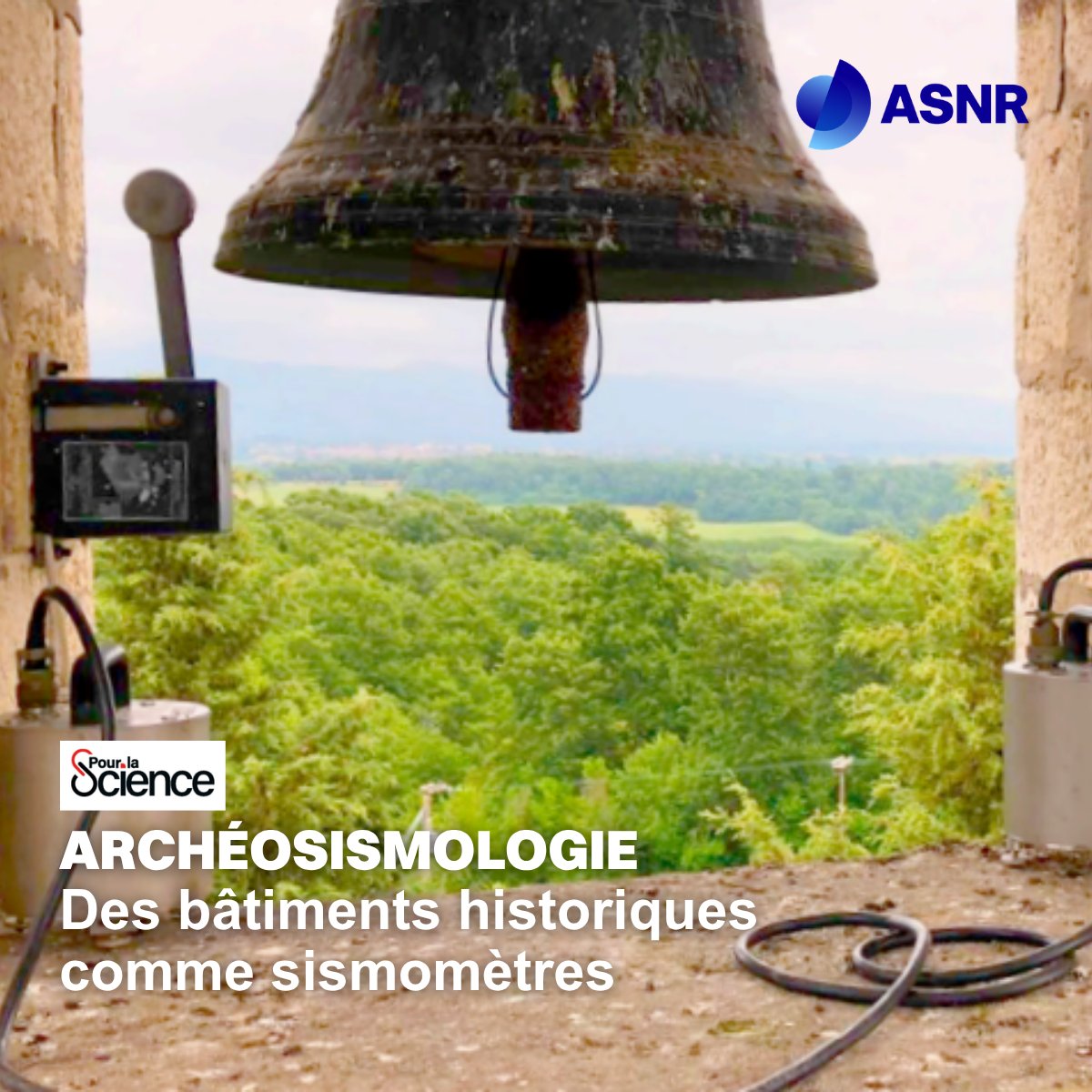 ASNR_FR's tweet image. #Recherche🏛️Peut-on utiliser les bâtiments historiques comme « sismomètre de pierre » pour caractériser les #séismes du passé ? 

C’est la question à laquelle l’#ASNR tente de répondre dans le dernier numéro de @PourlaScience➡️ pourlascience.fr/sr/article-par… #sûretéNucléaire #sismologie