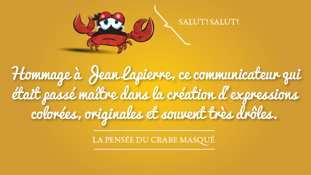 #ilesdelamadeleine La pensée du crabe masqué

tinyurl.com/2cu75tma