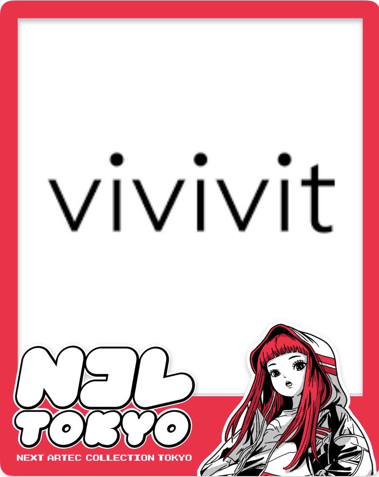 Nftcolor22's tweet photo. ⁡【NコレTOKYO出展者】

ブース名：ViViViT @vivivit_jp 
ジャンル：企業
⁡
「ポートフォリオ×しごと」マッチングプラットフォーム。
ViViViTを通じて、これまで多くのクリエイターと企業のマッチングを生み出してきました。
クリエイティブが生まれる、その過程のどこかでビビビットが介在しており、当社が介在することでクリエイティブがうまれ、そのクリエイティブが誰かに体験を提供している。
そんな世界を目指しています。

クリエイター×企業×ファンが集う‼️
アート・キャラクター・テクノロジーの交流型展示即売イベント
「NコレTOKYO」

■開催日時
4/18（土）11:00〜17:00
■会場
泉ガーデンタワー 22F（東京・六本木）
※「六本木一丁目駅」直結

「NコレTOKYO」特設サイト
https://t.co/86m0qMEetW

チケット購入
https://t.co/AiruiRFQwp

#NコレTOKYO #Nコレ #アート #イベント #アートイベント #クリエイターイベント  #六本木 #クリエイター
