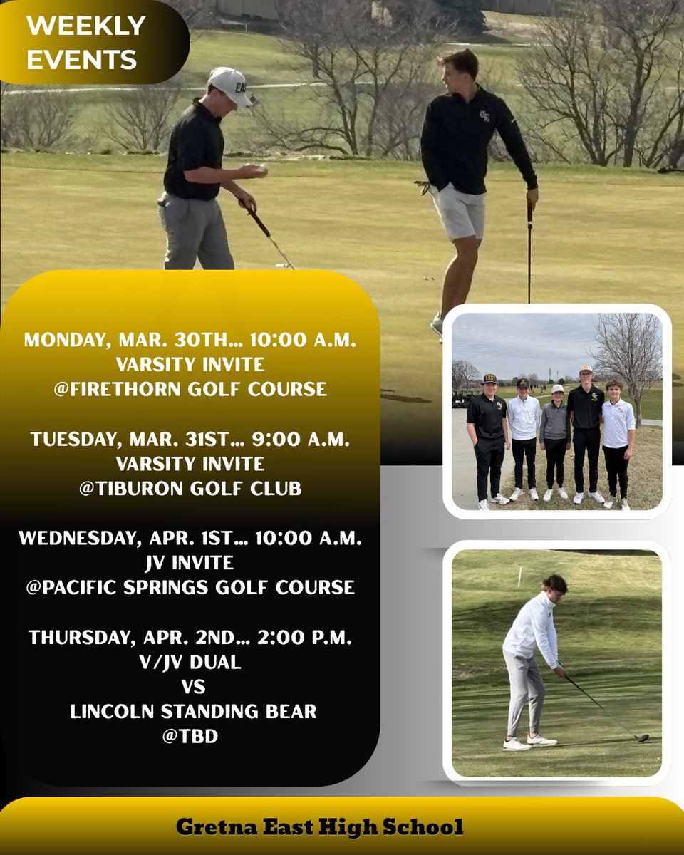 Gretna East Golf Booster tweet media