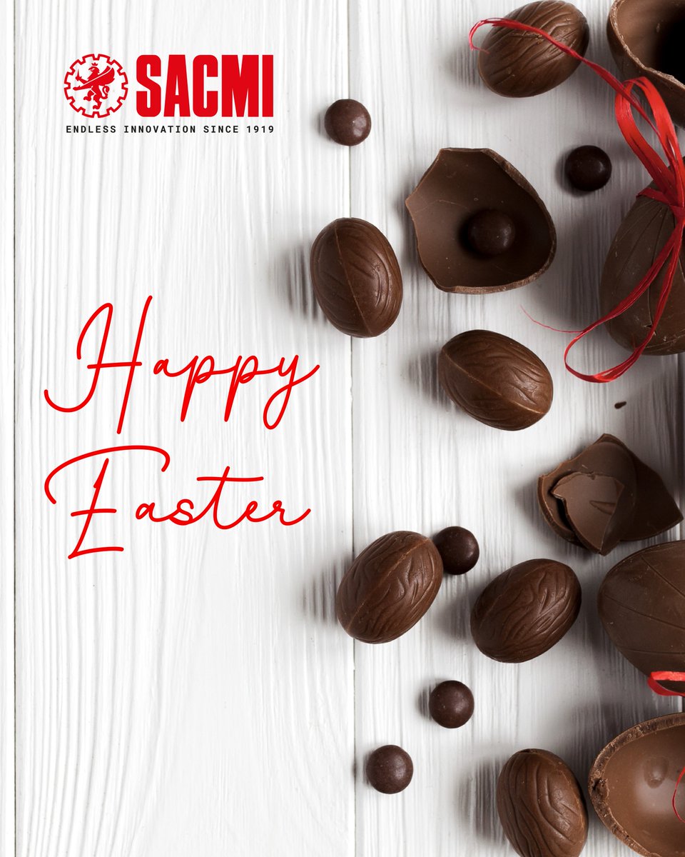 SacmiImola's tweet photo. Buona Pasqua da SACMI! ✨
Happy Easter from SACMI!✨
#SACMI #Easter2026 https://t.co/uZL1wzPYfN