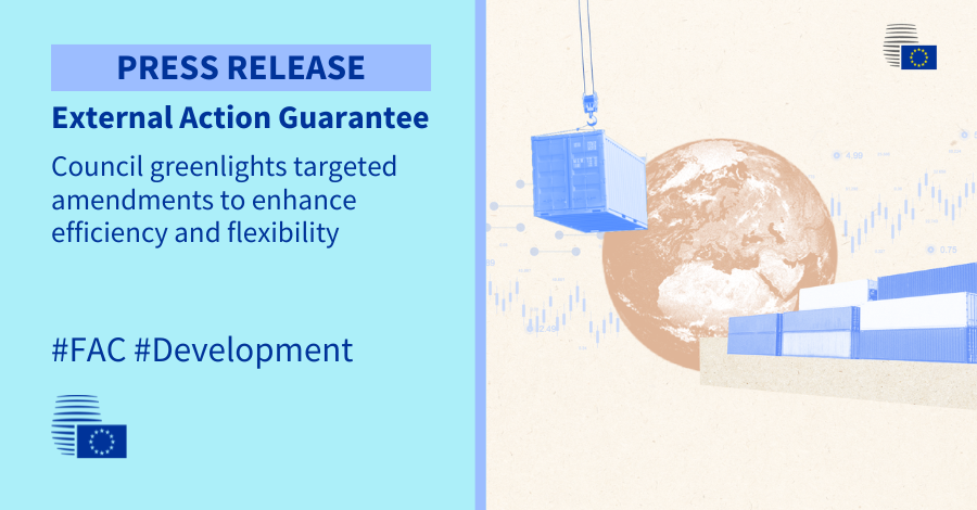 EUCouncilPress's tweet image. ❗️ @EUCouncil adopted targeted amendments to boost the efficiency of the EU External Action Guarantee, under the #GlobalGateway strategy.

@CY2026EU
#FAC #Development

Read more 👇
link.europa.eu/8MCbFP