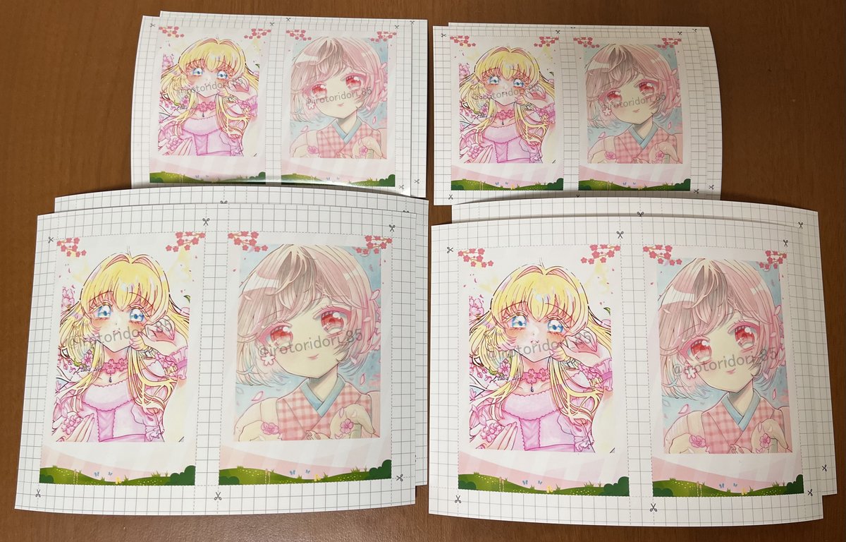 Snow_032's tweet photo. 5
ななせちぃな（@irotoridori_85）さんのネットプリントを印刷してきました
※画像内の加工（文字）はこちらで入れたものです

表情が良いですよね…（前も別の作品で言った気が…）
最近勉強しているせいか、色使いも改めて「良いなぁ…」ってなってます

（相変わらずの語彙力…） https://t.co/JwgrQ1XKBH