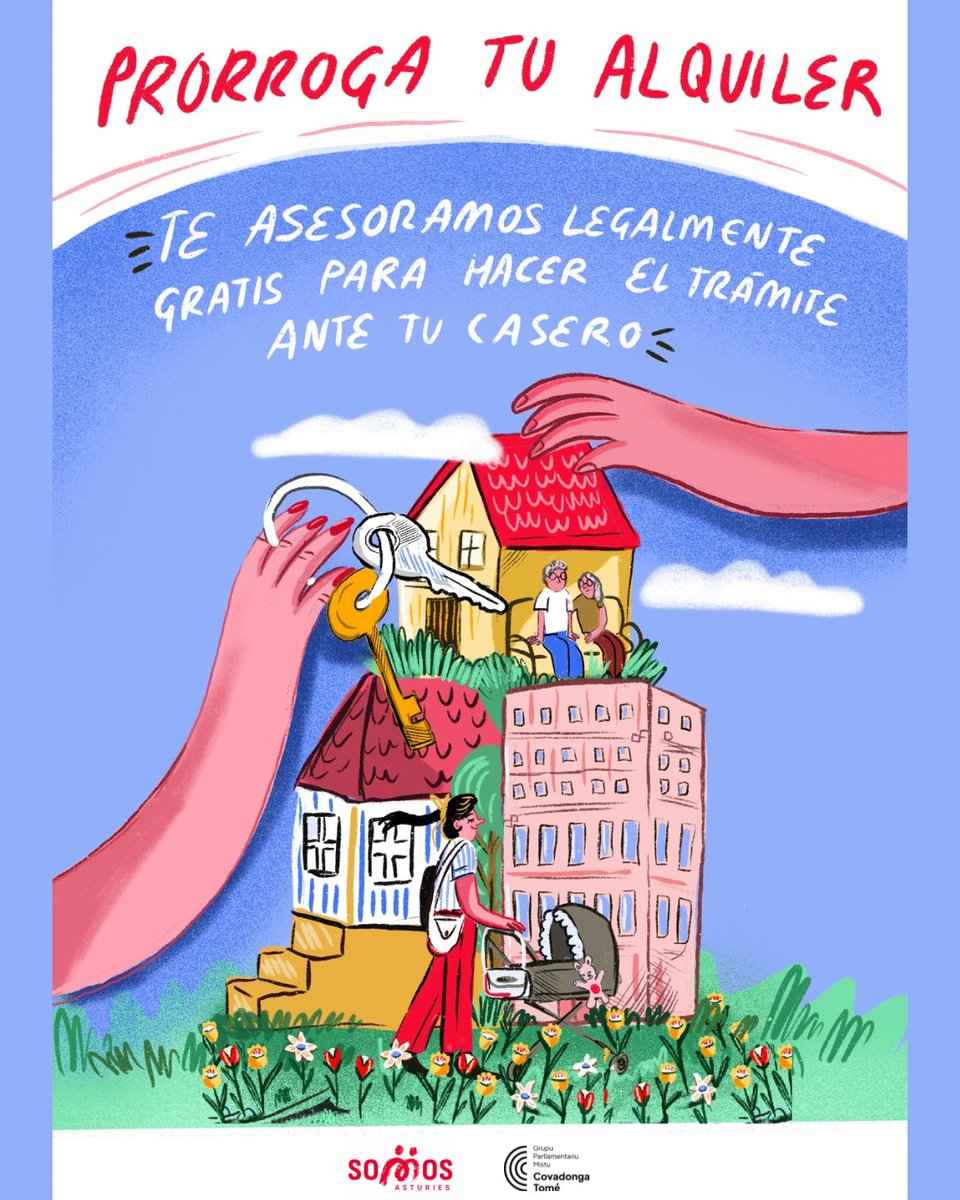 ¡Abrimos oficina de asesoramiento para pedir la prórroga del alquiler! No tienes que enfrentarte sola a este trámite. Nuestro equipo te acompaña para que puedas hacer frente a tu casero con todas las garantías.

📍 Oficina Parlamentaria
Plaza Juan XXIII, nº 2 (bajo)

⏰ Atención