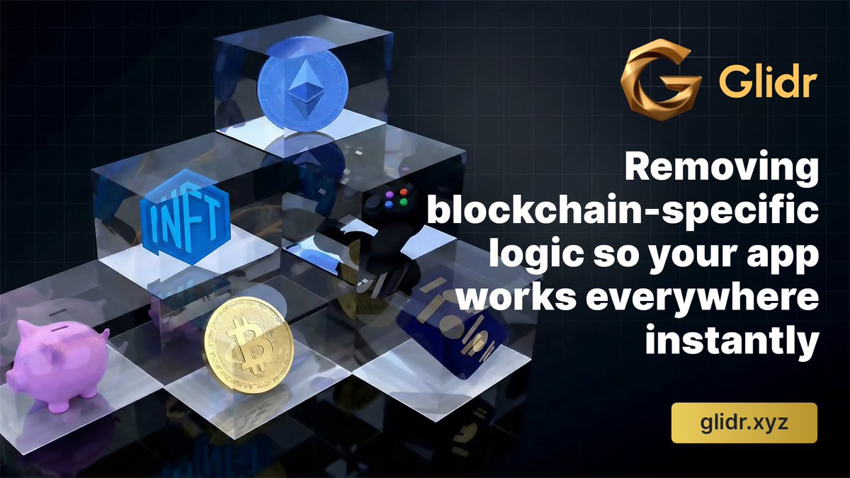 GlidrOnline's tweet photo. 🎯 Why lose users to complexity?

😎 #Glidr removes blockchain-specific logic so your app works everywhere instantly.

🛡 #NFT mints, swaps &amp; transactions feel like Web2—but secured on-chain. Simplicity meets security! https://t.co/f7Hx2YtCLv