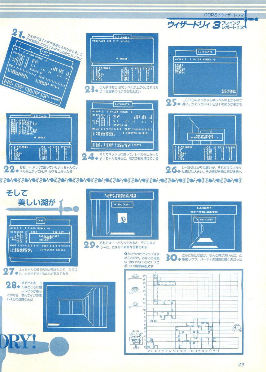 SOLVALOU1983's tweet image. #ウィザードリィ
【誌】#テクノポリス 
【号】1987年7月号①
【題】＃OOPS!ウィザードリィ(11/47)
#3 LEGACY OF LLYLGAMYN が遂に発売。プレイングレポートを掲載しています。
x.com/SOLVALOU1983/s…