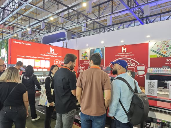 HanrunPaper's tweet photo. Hanrun Paper had an amazing time in São Paulo, showcasing our DTF, UV, and sublimation solutions, connecting with industry professionals across Latin America.

Next stop: Spain 🇪🇸
See you at FESPA Global Print 2026, May 19–22 (Booth 3-D162).
#HanrunPaper #FESPA2026 #DTFPrinting https://t.co/5eDIyhMuBs
