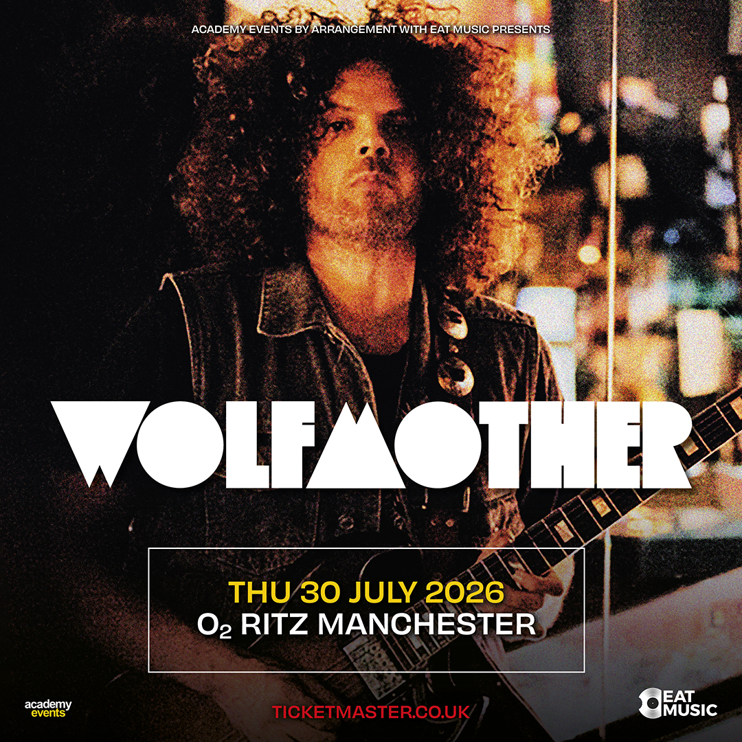 O2RitzManc's tweet image. NEW: @wolfmother is headed out on tour, with a date at #O2RitzManchester on Thur 30 July.

Get tickets; academymusicgroup.com/o2ritzmanchest…