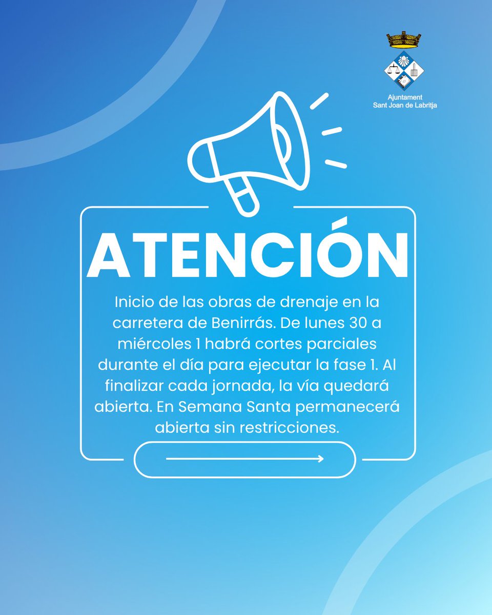 Ajuntament de Sant Joan de Labritja. tweet media