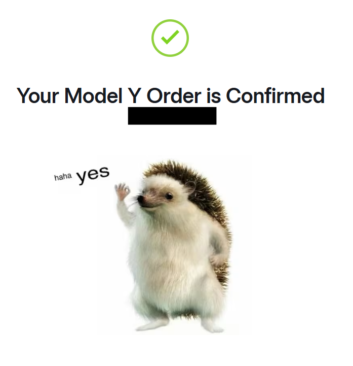 We did it!! Model Y L is on the way 🥰