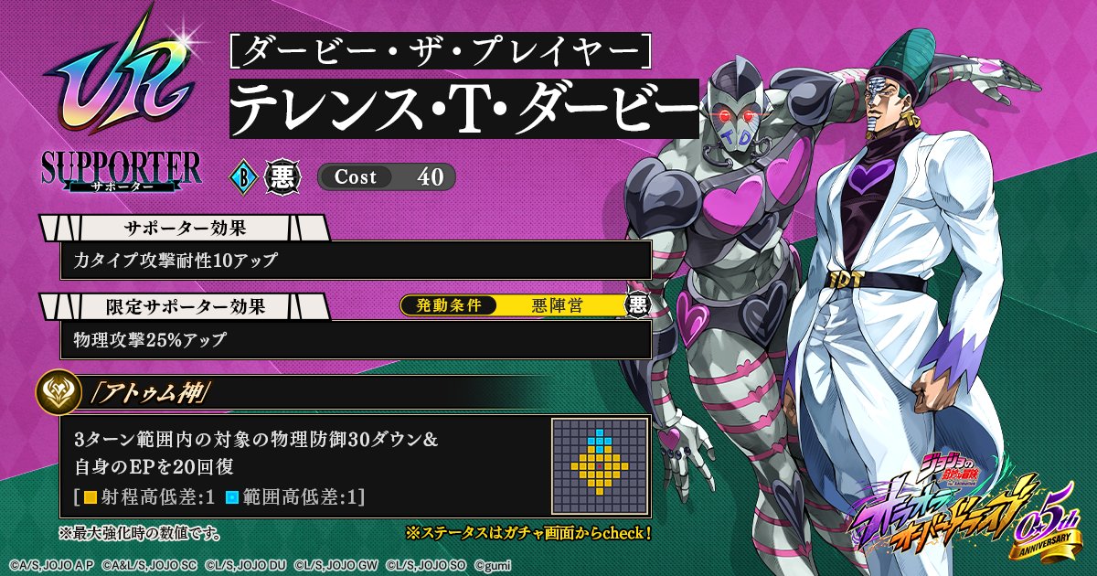 ジョジョの奇妙な冒険 オラオラオーバードライブ【公式
