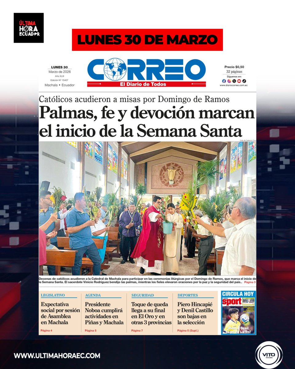 ÚLTIMA HORA ECUADOR tweet media