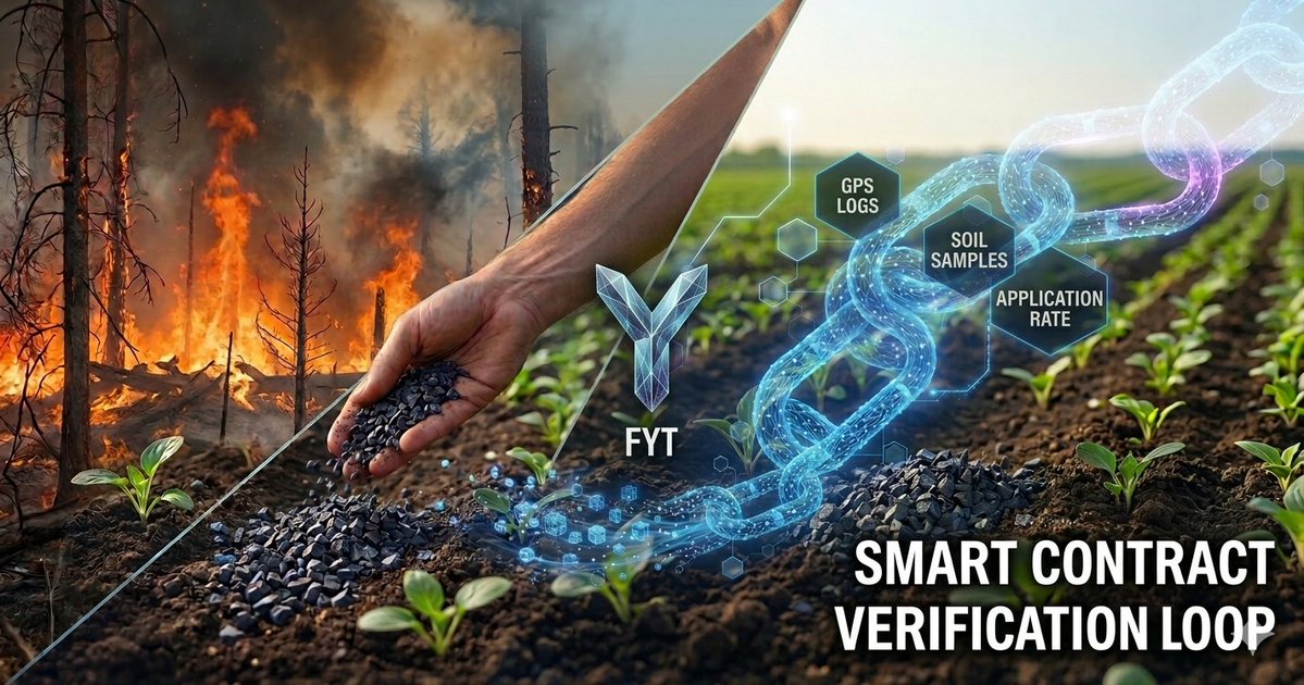 Why lock volcanic rock into a smart contract? 🪨⛓️

Because math is more reliable than promises.

Traditional carbon offsets depend on estimates and trust. $FYT replaces this with verifiable, on-chain data tied to real-world geology.

The $FYT Geochemical Oracle:
We don’t