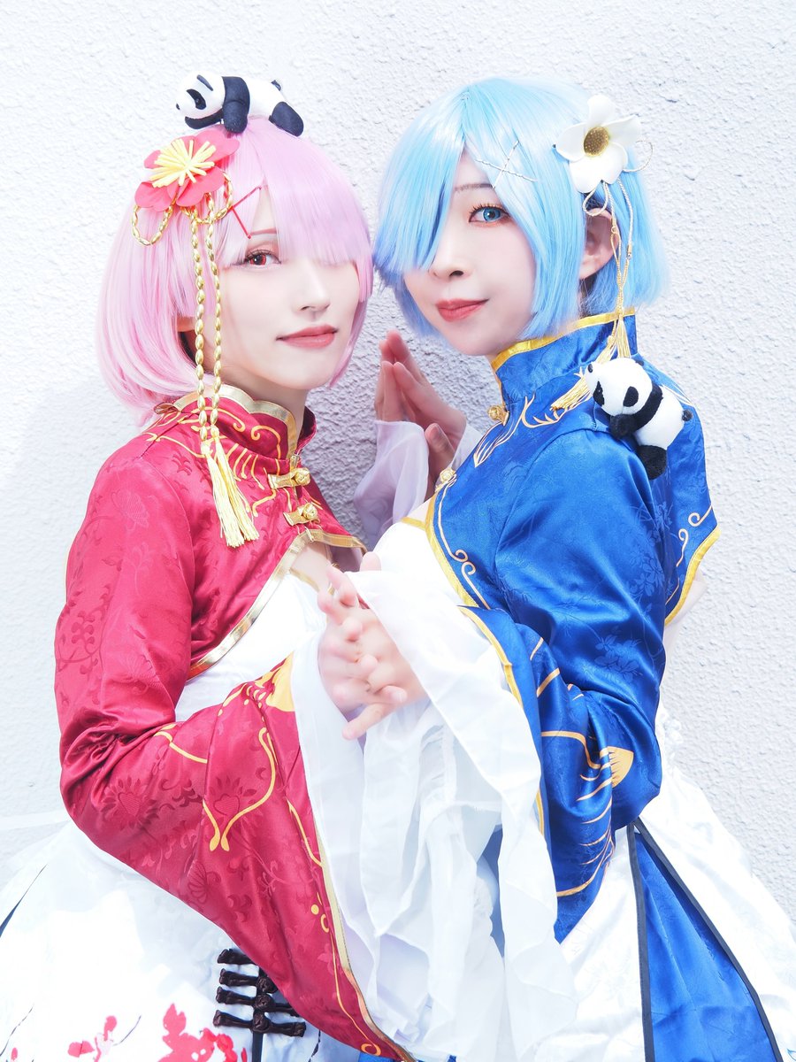 【※コスプレ】
Re:ゼロから始める異世界生活
   ❤チャイナドレス.ver️🩵

      *⋆꒰ঌ┈┈┈┈┈┈┈┈┈┈ ໒꒱⋆*

                ラム   🌸🐼🌼  レム

      *⋆꒰ঌ┈┈┈┈┈┈┈┈┈┈ ໒꒱⋆*

❤私
🩵(<a href="/ann___38/">アン</a>)ちゃん
📸 ⇒ (<a href="/sandara1986/">ごっちゃ</a>)さん

#ガタケット183