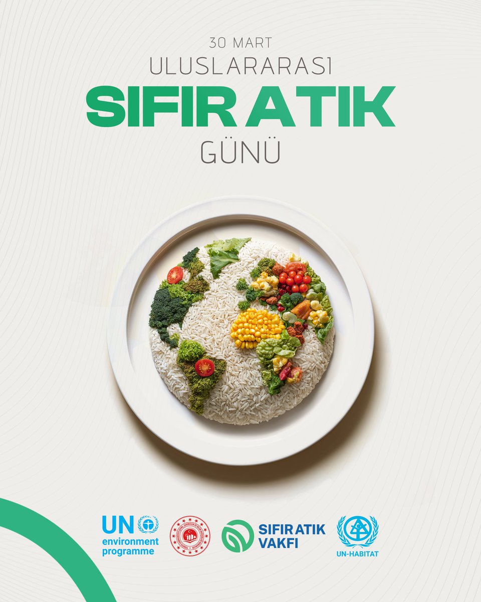 sifiratikgov's tweet photo. 🌍♻️ 30 Mart Uluslararası Sıfır Atık Günü

Daha yaşanabilir bir dünya, küçük ama kararlı adımlarla başlar.  
Tüketirken düşünmek, atarken ayrıştırmak ve yeniden kazandırmak… Her biri geleceğe bırakılan sessiz ama güçlü bir imza.

Bu yıl dördüncüsü kutlanan Uluslararası Sıfır Atık Günü’nde; kaynaklarımızı korumanın, israfı azaltmanın ve döngüsel yaşam kültürünü yaygınlaştırmanın önemini bir kez daha hatırlıyoruz.

Unutmayalım: Atık değil, değer üretiyoruz.  
Gelecek nesillere daha temiz, daha sağlıklı bir dünya bırakmak bizim elimizde.

#SıfırAtık #ZeroWaste #UluslararasıSıfırAtıkGünü #InternationalZeroWasteDay
