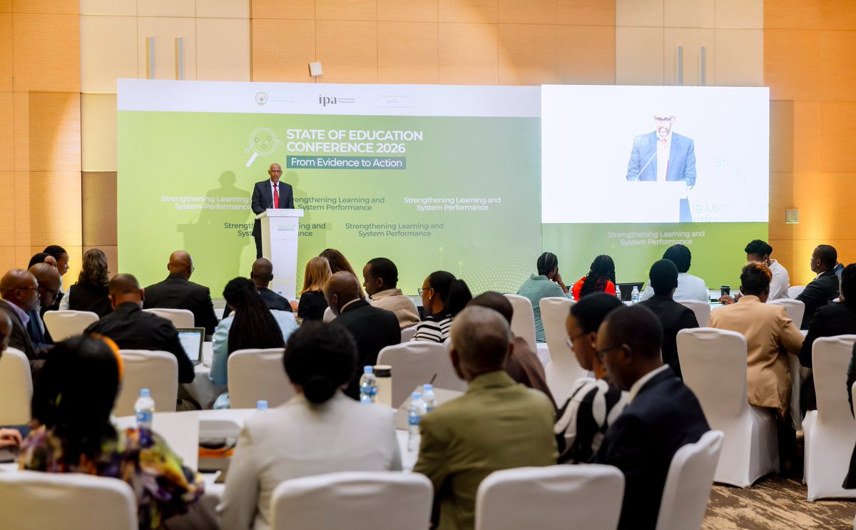 <a href="/JoNsengimana/">Joseph Nsengimana</a> On key statistics, Minister <a href="/JoNsengimana/">Joseph Nsengimana</a>  highlighted that learners account for over 30% of Rwanda’s population.

"Our education system today serves over 4.8 million learners, representing approximately one-third of our population. This reflects both the scale of demand and the