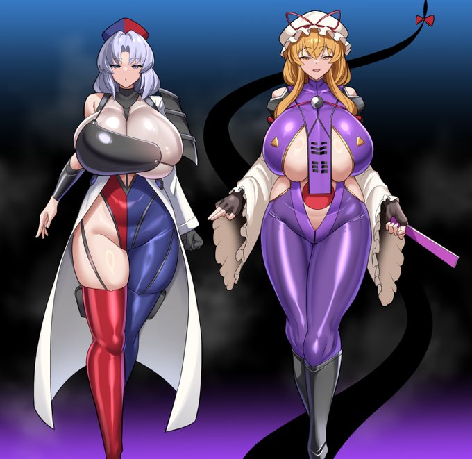 対魔忍ユカリ&エイリン 妖怪の賢者と月の頭脳が敵の策謀に引っかかる訳ない編 