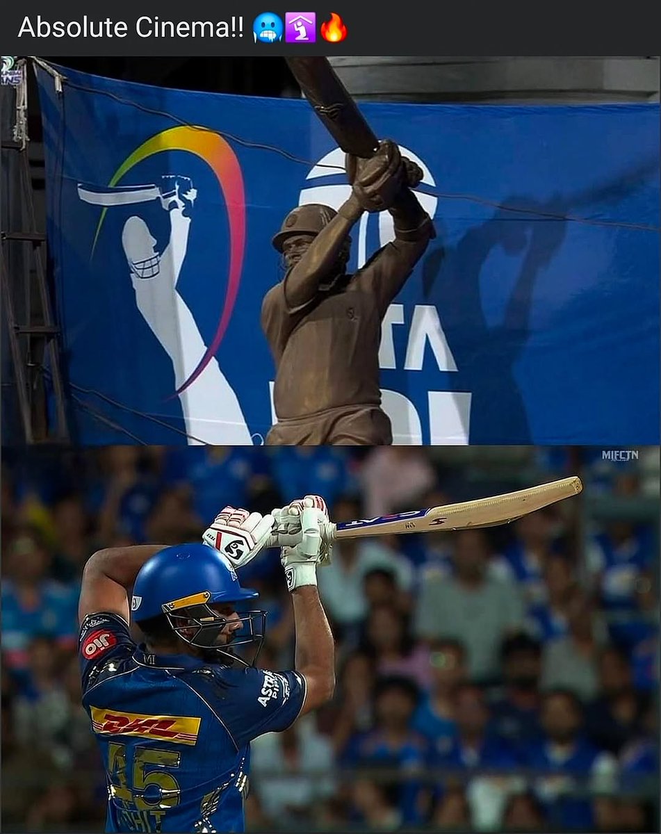 MItnfc2o's tweet image. Frame Parunga Ji 💙🔥👑

#mi2026 #mumbaiindians #rohit #rohitsharma #mivskkr