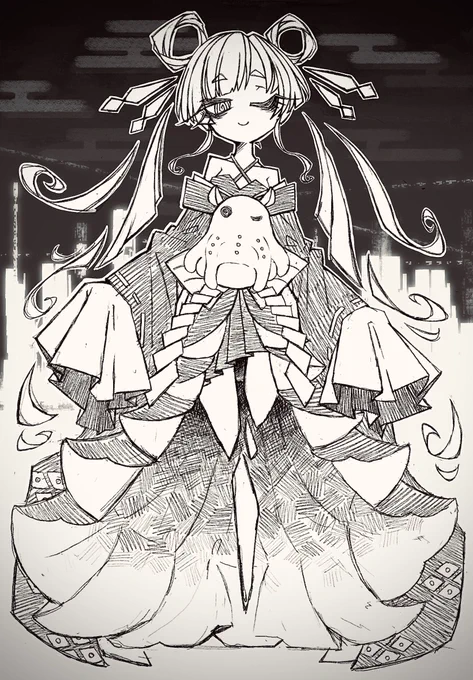 モノクロも良き。 