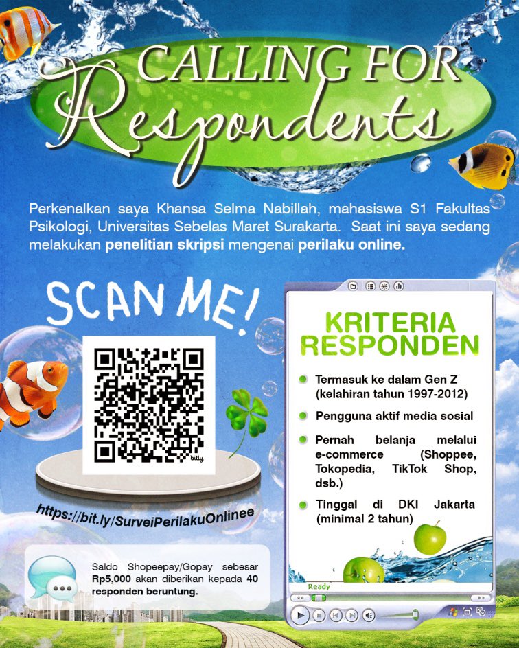 Keiiselmaa's tweet photo. Hi gus aku masi cari responden buat skripsiankuu. Aku masi open buat barter juga kook. Kriteria sesuai yang di gambar yahh.

Kalo mau barter rep atau dm aja, thank uu

🔗 https://t.co/yBPtDOgWrN https://t.co/uSHRWiI7Vu