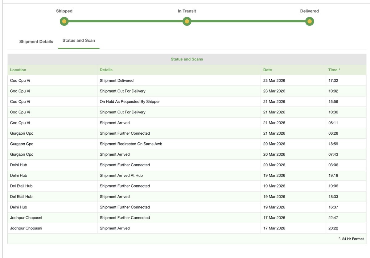 panwar_deeepak's tweet photo. @AtombergCares Dear Atomberg Team,
On 4th March 2026 I ordered the Atomberg Aris Starlight Smart 1400mm Fan from https://t.co/CvOyOWK8J6 &amp; paid ₹10,699 online.
26 days later — no product delivered. WhatsApp support is only an AI bot. Called customer care 10+ times. #Atomberg https://t.co/KcjmfgXVHx