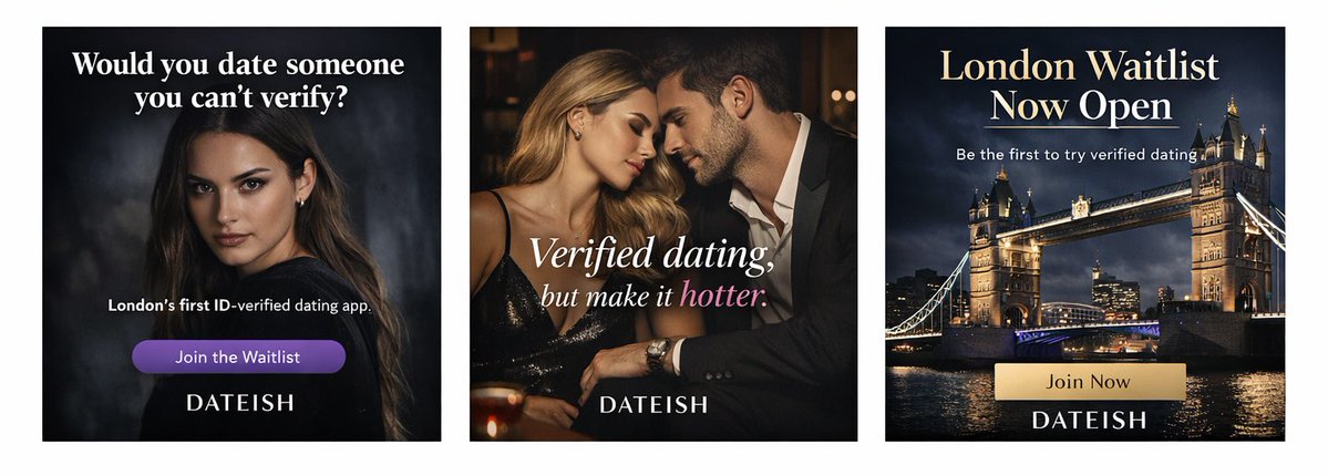 dateishapp's tweet image. 83% of dating app users have matched with a fake profile. The industry treats this as acceptable.

Join our waitlist 👇🏼
dateishapp.com

#dateish #verifiedbydesign