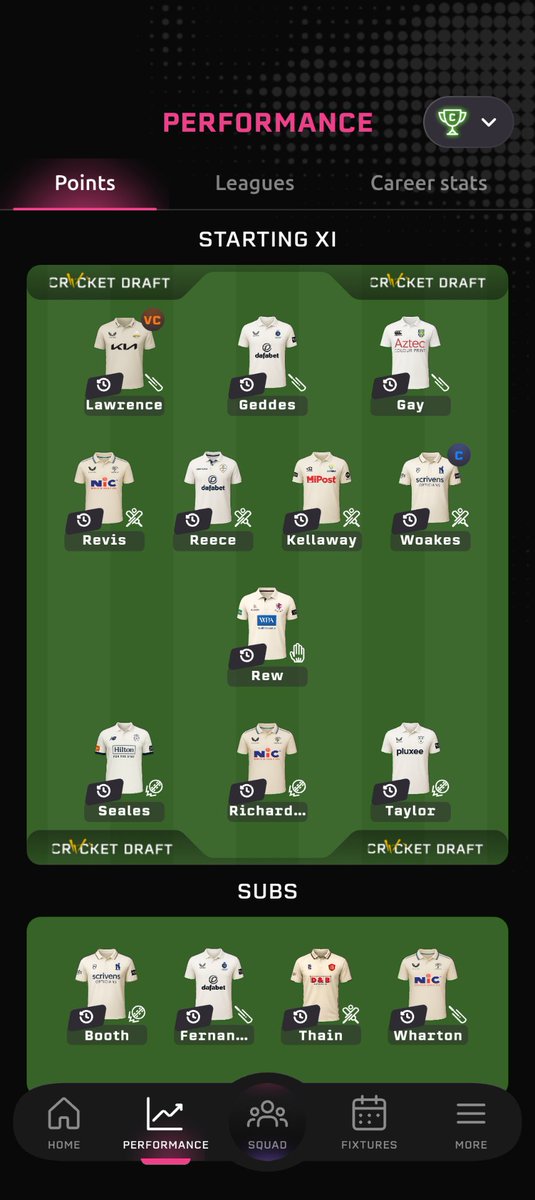 Forwarddefpod's tweet photo. Just a few days to go until the County Championship starts 😍 if you're into fantasy then be part of the annual tradition of beating me in @thecricketdraft

Join my league 👉🏻 https://t.co/bwMZuuVS9l... or use the code e0f3f7434b93 

My team (pre tinkering) https://t.co/ddtKGriCa5
