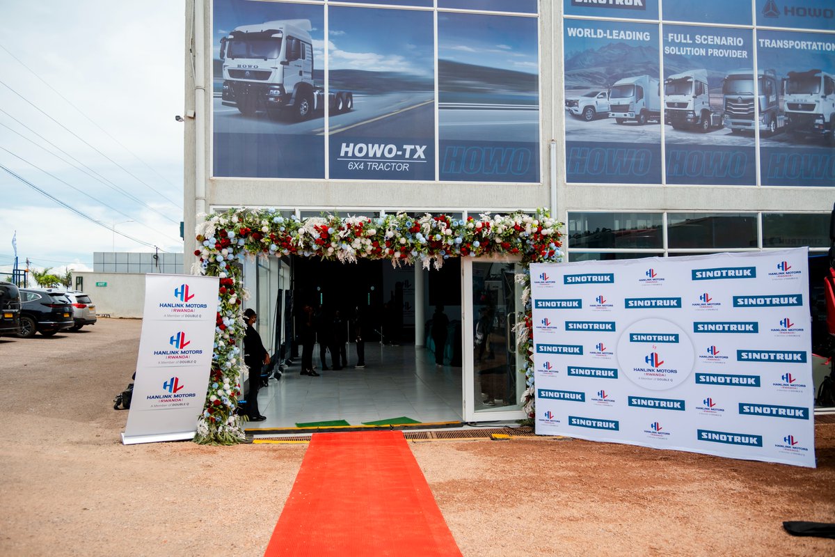 HanlinkRwanda's tweet image. It’s official! Our showroom is now open and we’re excited to welcome you 🎉

Explore our products up close, meet our team and discover the quality, innovation and solutions we’re proud to offer.

📍 KK 15 Rd, Kicukiro, Gahanga, Kigali, Rwanda.

#HanlinkMotorsRwanda #HeavyDuty