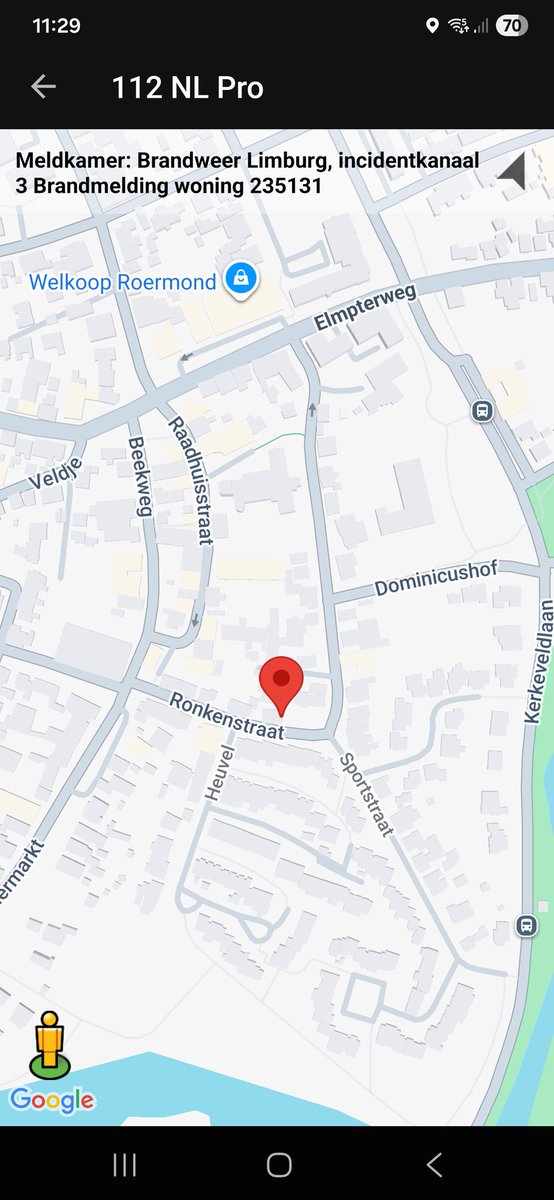 Brandmelding woning Roermond