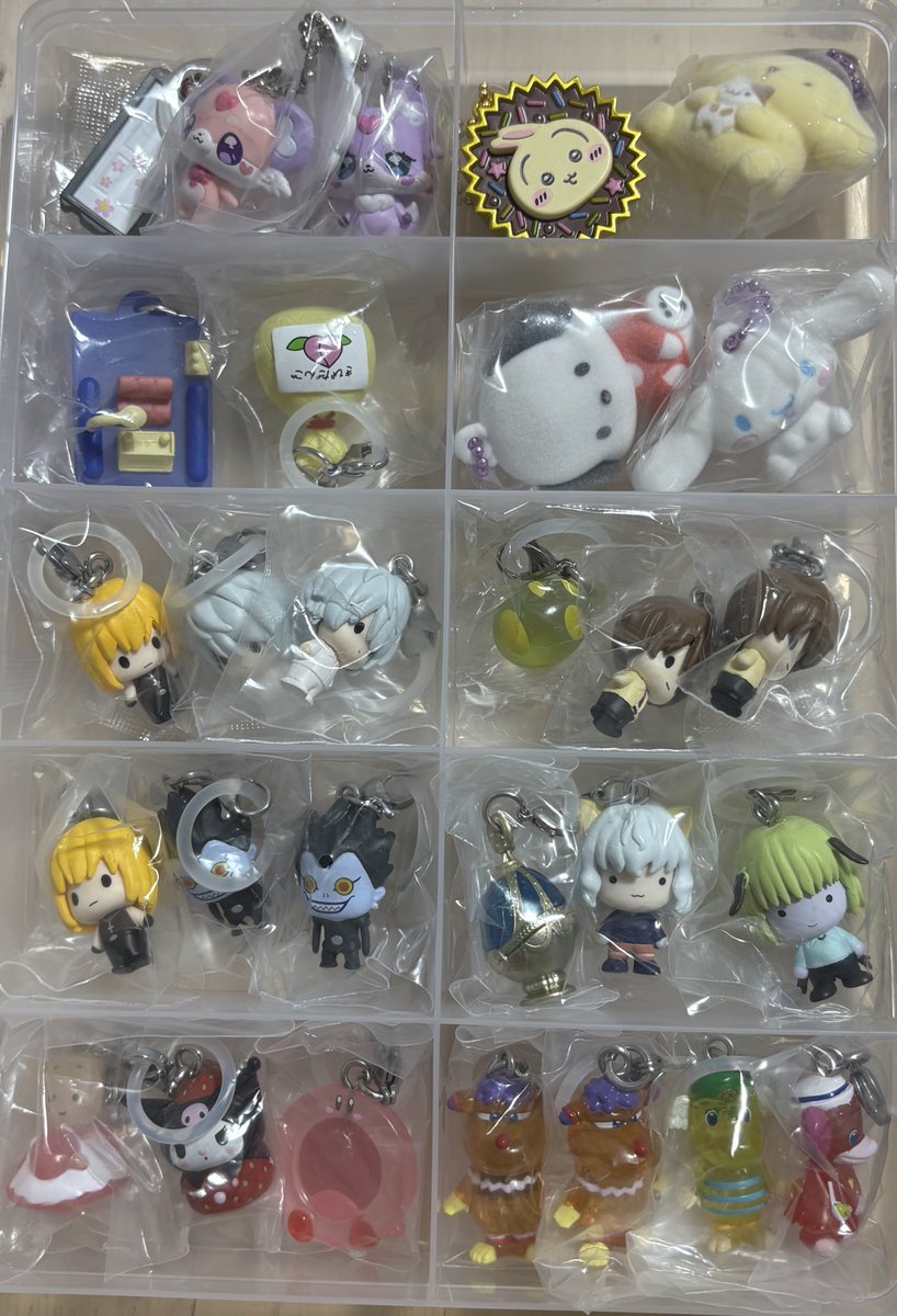 めじるしアクセサリー 交換 いちご ハンターハンター DEATHNOTE グーチョコランタン プリキュア カービィ ジュエルペット たまごっち サンリオ エスターバニー ちいかわ ドラえもん
引用先まで反応お願いします。⬇️画像最新版です