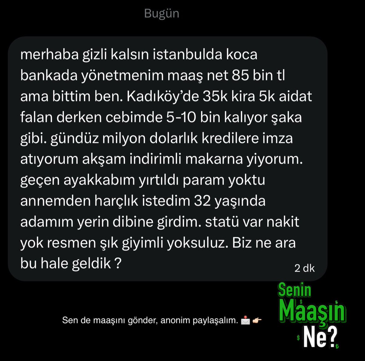 Senin Maaşın Ne? 💸 tweet media