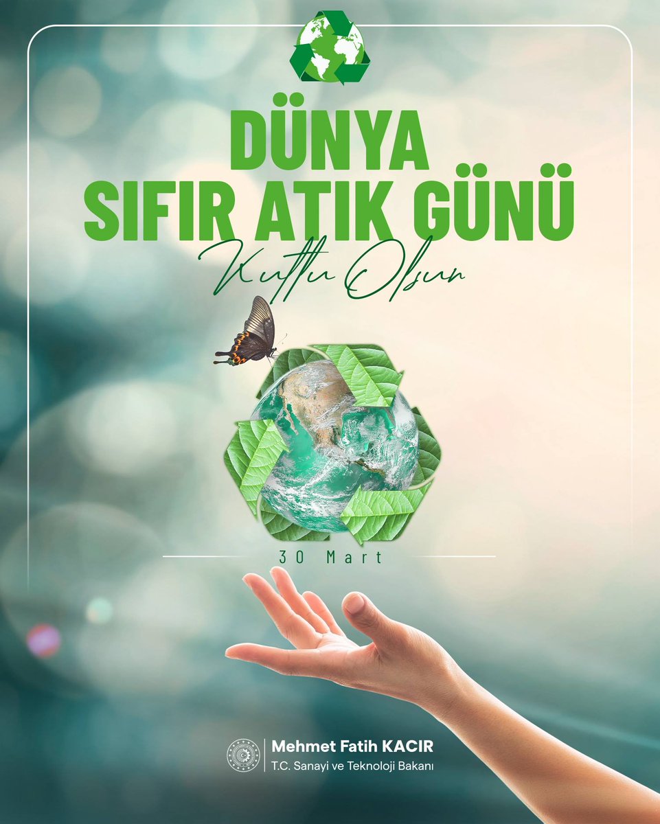 Sayın <a href="/EmineErdogan/">Emine Erdoğan</a> Hanımefendi’nin öncülüğünde, ülkemizin çabalarıyla Birleşmiş Milletler tarafından ilan edilen 30 Mart Uluslararası Sıfır Atık Günü’nü kutluyoruz.

Bu yıl “Gıda İsrafı” temasıyla anılan bu özel gün, çoğu zaman fark etmediğimiz büyük bir kayba dikkat çekiyor.