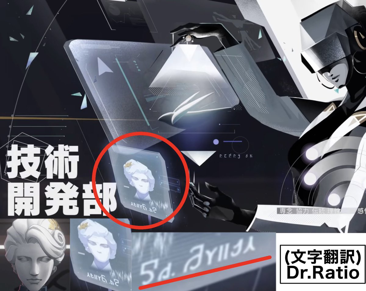 【このPVで今更気づいた所】

Dr.レイシオ(技術顧問)がいる。