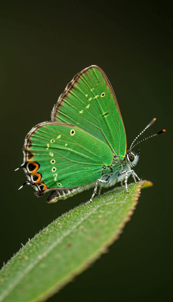 "Wings like silk, color like spring. 🦋"