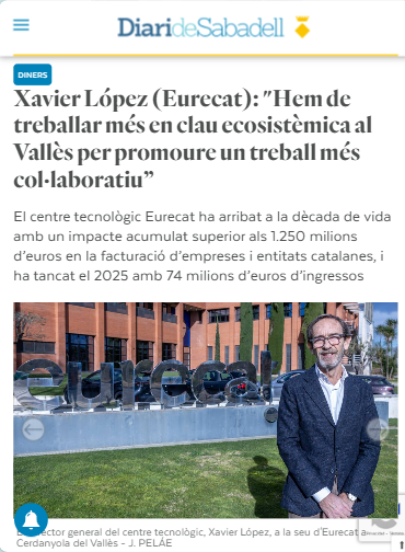 fem_Valles's tweet photo. Molt d’acord amb una idea clau de l’entrevista de Manel Camps a Xavier López: el Vallès té potencial, talent i indústria, però necessita més connexió entre agents i més visió compartida. El Vallès no és perifèria. És central.
📎https://t.co/Ipnl0zjLRy https://t.co/OHkGS9ykdo