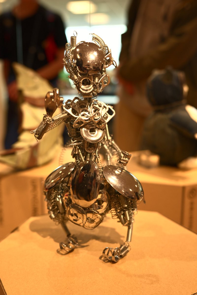 YAMAnoHITHUZI's tweet photo. 「ポケモンと考えるアート・環境教育展」

廃材とかで作成された色んなポケモンがいて面白かった https://t.co/J2f0Y8lHn5
