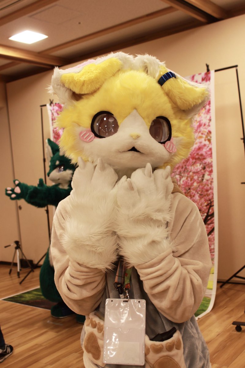 ぼくといっしょに、こんしゅうもがんばっていこーよ！

📸：<a href="/Cerasus_35K/">35K/ケラスス/桔梗</a> 

 #ケモノをみて今週も頑張りマンデー
 #FursuitEveryday
 #けものエン2