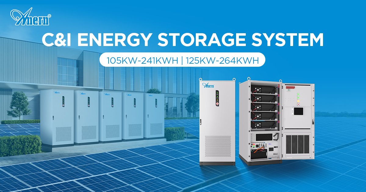 AnernSolar's tweet image. Introducing our new integrated C&amp;amp;I Energy Storage Solution, featuring high-capacity configurations of 105kW/241kWh and 125kW/246kWh⚡
Secure your energy independence today!
#solarbatteries #commercialsolar #solarenergy #energystorage #Anern